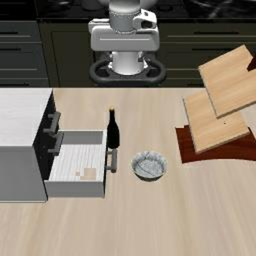 bowl-in-drawer initial scene